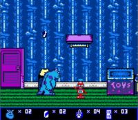 une photo d'Ã©cran de Monstres et Cie sur Nintendo Game Boy Color